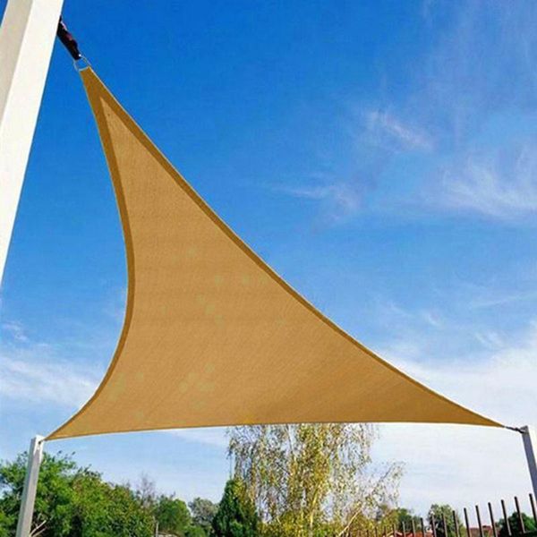 

2x2m 3x3m 4x4m waterproof triangle awning shade sail sun outdoor shelter garden patio pool camping picnic tent tents and shelters