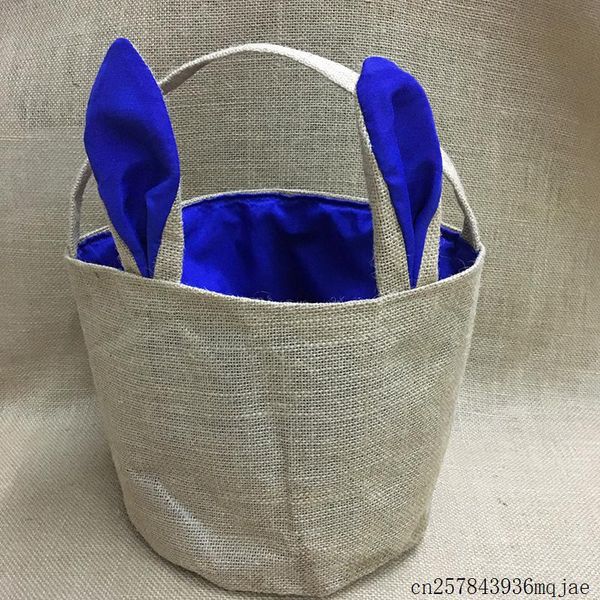 

gift wrap 50pcs ear burlap bags easter baskets bag tote jute buckets with ears