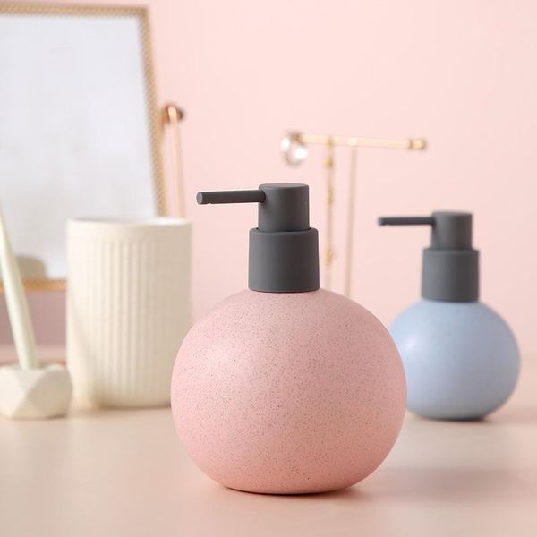 

nordic ceramic lotion bottle liquid soap dispenser home hand sanitizer storage pressempty bathroom bath supplies