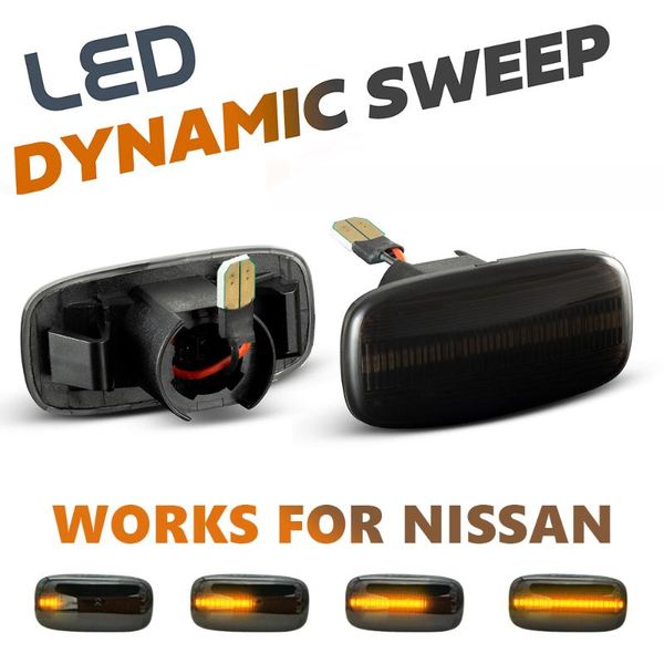 

emergency lights 2pcs led side marker arrow turn signal blinker lamps for skyline sunny serena primera p11 p12 stagea sylphy slivia
