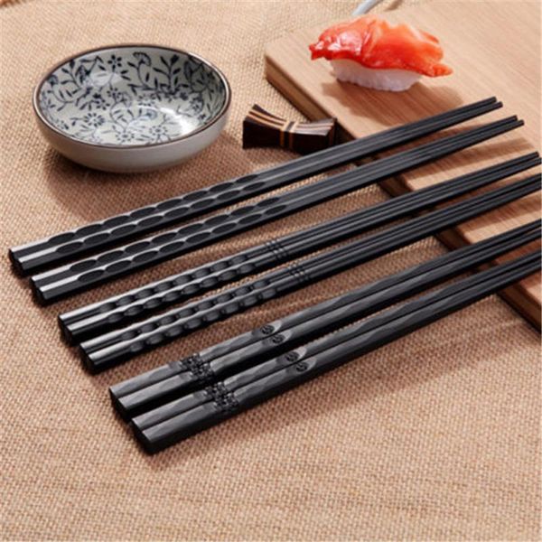 

chopsticks 1pair chopstick non-slip sushi stir reusable chop sticks useful chinese gift tableware kitchen tools