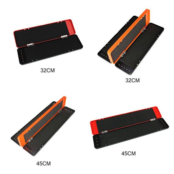 

large capacity fishing tackle box 32/52cm gear storage stainless hinge hook lures baits accessory for lines carps accessories