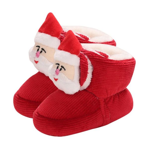 

first walkers baby winter boots infant toddler born cute cartoon shoes girls boys super keep warm snowfield booties christmas