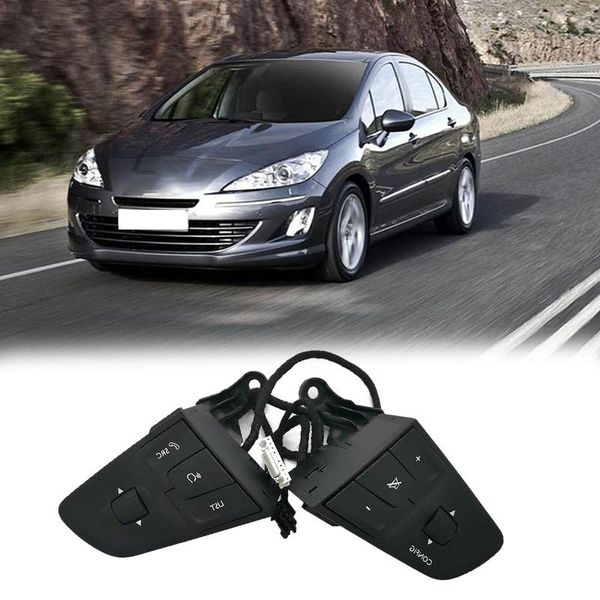 

steering wheel covers car multi-function button key switch for 408 508 c3xr 9822109077