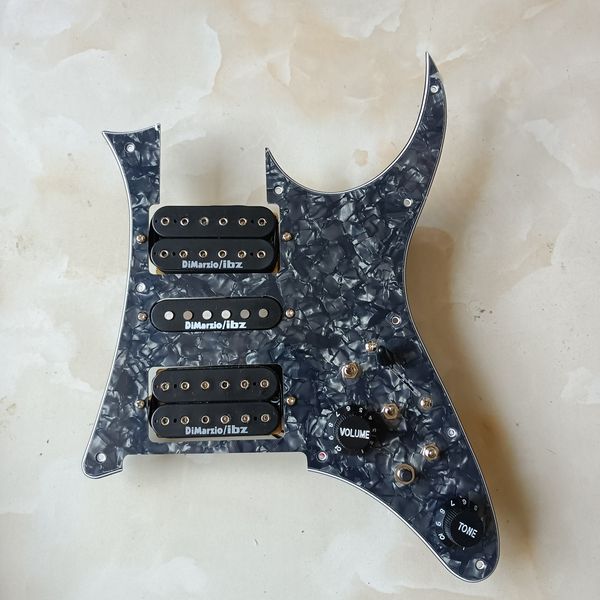 

hsh upgrade loaded pickguard multifunction dimarzio alnico pickups 7 way switch set for ibanez electric guitar