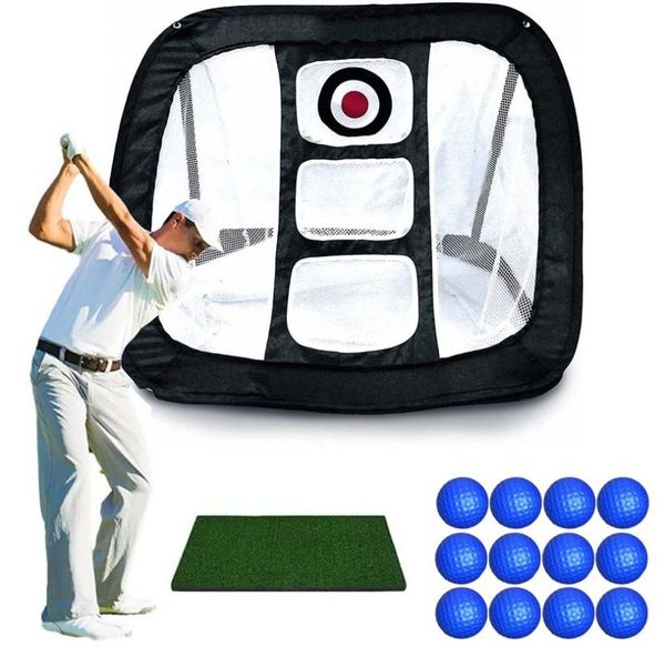 

golf training aids outdoor sport practice net golfer pitching hitting chipping cage garden grassland tools accessories drop
