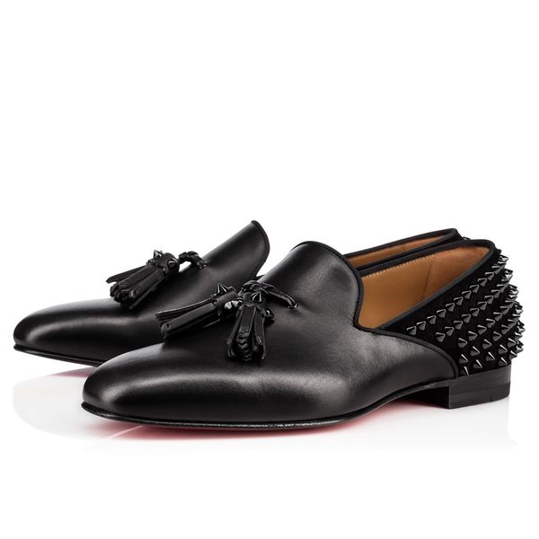 

elegance men's red bottoms shoe alfibully oxford dress shoe dandelion tassel black patent leathers loafer slip on reds soles walking lo