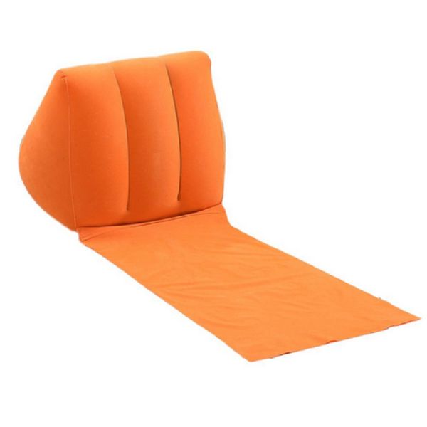 

new outdoor color printing flocking triangle cushion, inflatable fitness yoga thailand cushion