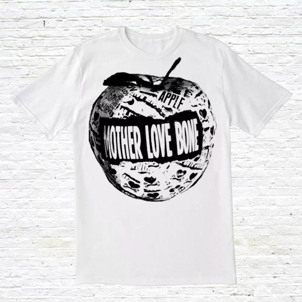 

mother love bone t-shirt, White;black