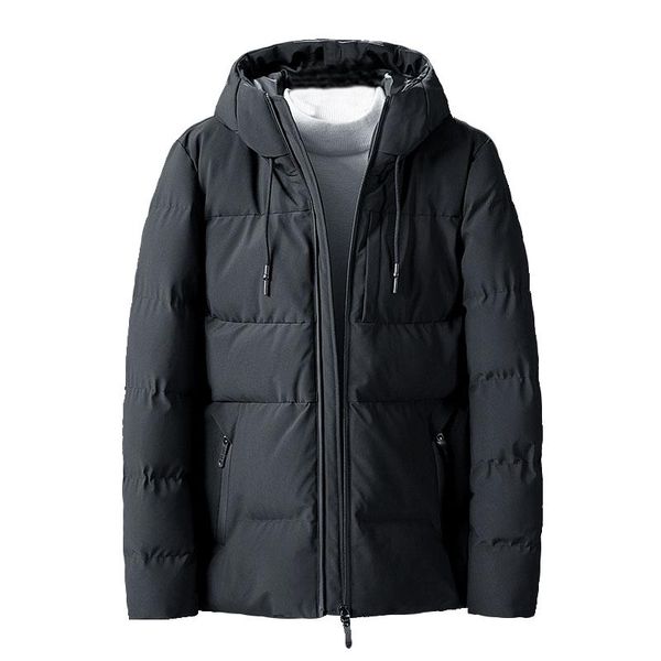 

men's jackets winter men thicken warm parkas hooded coat fleece man's outwear, Black;brown
