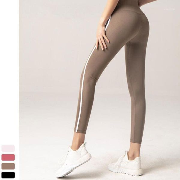 

yoga outfit leggings sport women fitness tights workout with pocket high waist push up solid bulifting pants
