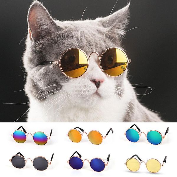 

1pc lovely pet cat glasses small dog products for little eye-wear sunglasses pos accessories costumes