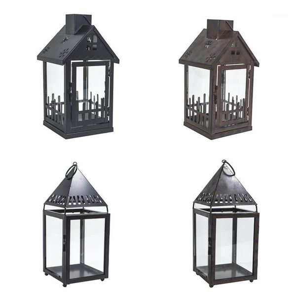 

christmas decorations decorative candle lantern 31/35 cm high metal lanterns vintage style hanging for indoor outdoor, events, parties,