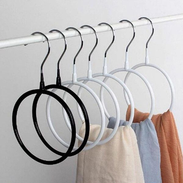 

hangers & racks multifunctional cloth hanger silk scarf storage rack shelf toroidal home tie garment towel holder
