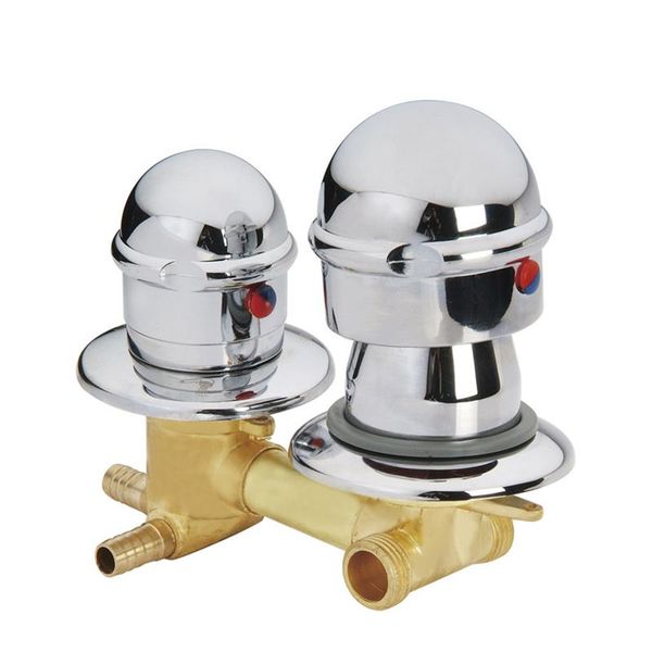 

wall mounted 2/3/4/5 ways water outlet brass shower faucets screw & intubation room mixing valves bathroom sets