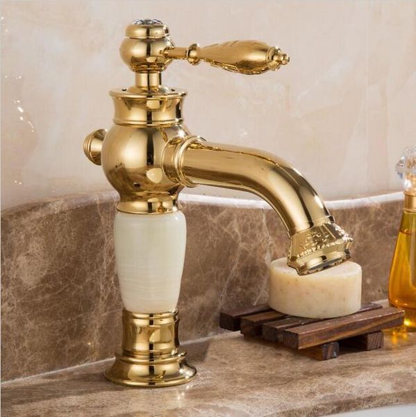 

bathroom sink faucets arrivals deck mounted brass and jade water faucet basin mixer tap gold bath