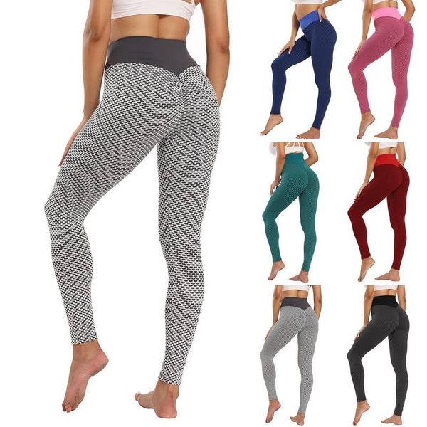 

women solid color stitch fitness yoga pants female high waist slim breathable causal leggings running gym sport trousers outfit