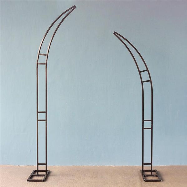 

party decoration wedding arch iron backdrop stand road lead flower fixed