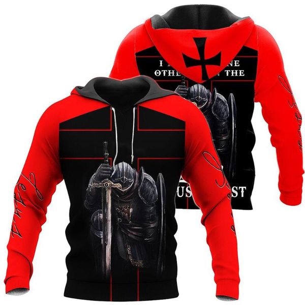

men's hoodies & sweatshirts comfortable hoodie templar 3d printing harajuku casual zip men's/ladies fashion sweatshirt/hoodie appa, Black