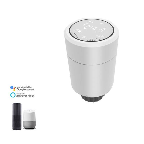 

smart home control tuya zigbee knob heating valve radiator thermostat