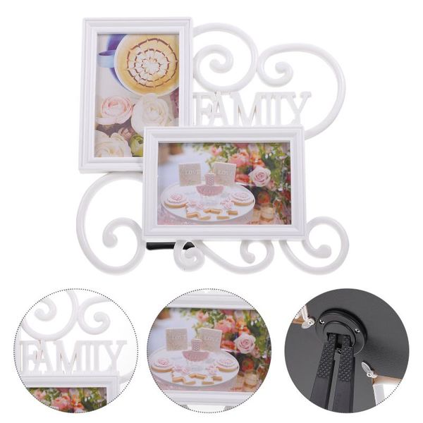 

frames 1pc retro style picture frame creative po practical prop (white)