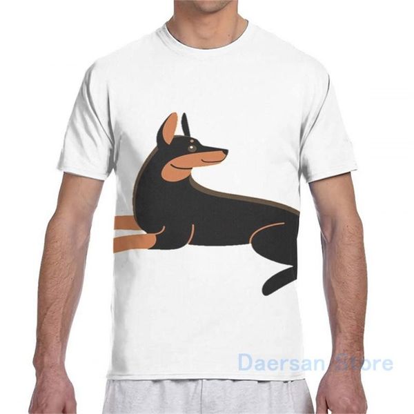 

men's t-shirts copy of dobemann men t-shirt women all over print fashion girl t shirt boy tees short sleeve tshirts, White;black