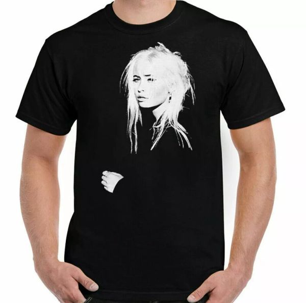 

wendy james t-shirt transvision vamp man 80's pop music silhouette top, White;black