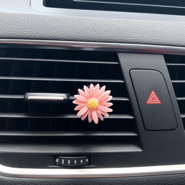 

car air freshener 4pcs resin fashion interior ornament perfume clip for vehicle