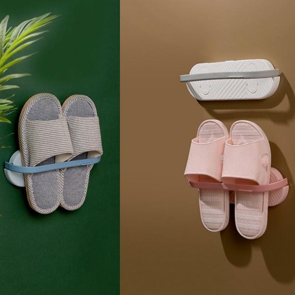 

bath accessory set bathroom towel ball slipper rack no punch wall hanger kitchen hanging drain basket household organizer