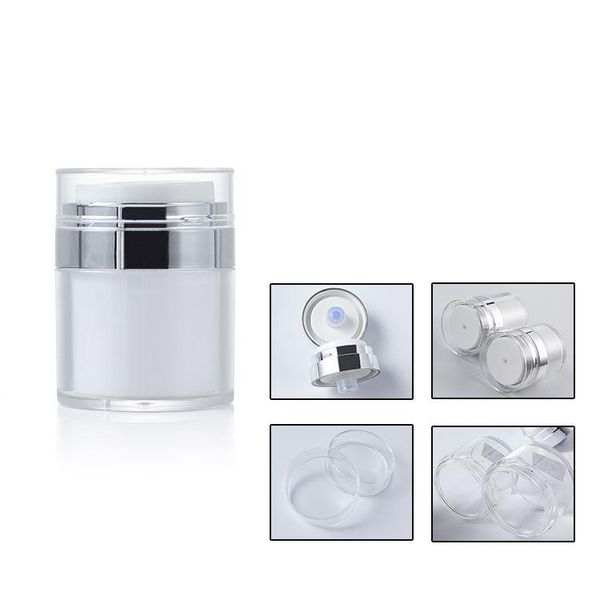 

storage bottles & jars custom bottle container 15g 30ml 50ml 50g airless serum cosmetic packaging cream pump acrylic