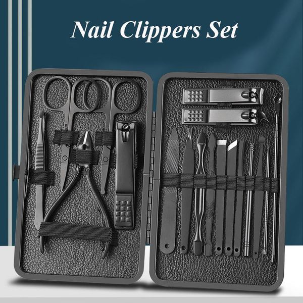 

nail art kits 1 clipper set toenails nippers dead skin remover nails cutters tweezers scissors stainless steel care pedicure kit