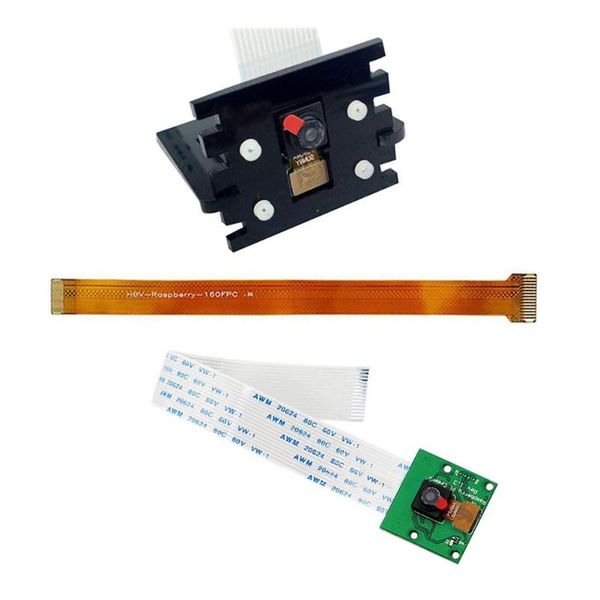 

webcams hd wide angle replacement security video camera module kit accessories mini board with bracket fisheye lens for raspberry pi 3b