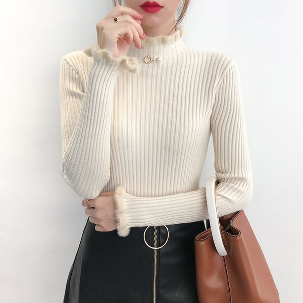 

tees spring for mid-mooned women with hood of long sleeved short slender female engine shirt lq583 yyll, White