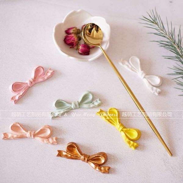 

italian and japanese craft gift chopsticks rack macarone resin bow diy brooch p display, Gray