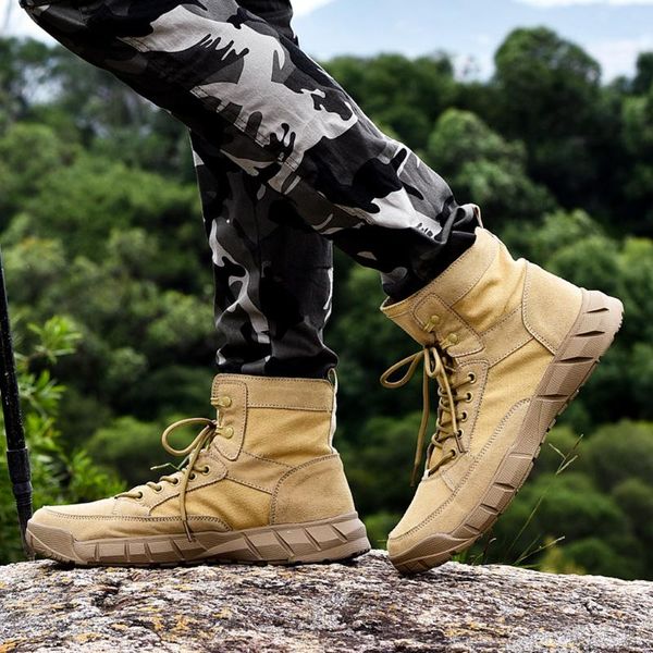 

boots women fashion casual wear-resistant anti-skid combat outdoor tactical winter botas mujer invierno nice, Black