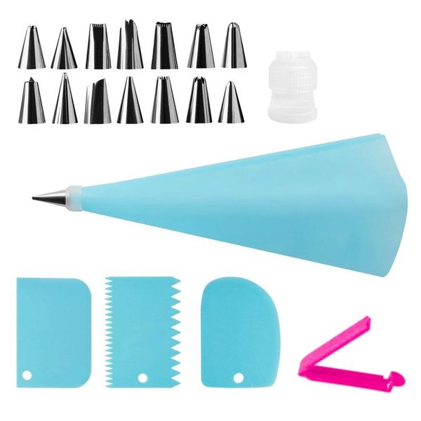 

baking & pastry tools 20 pcs cake decorating kit set piping tips nozzles tool