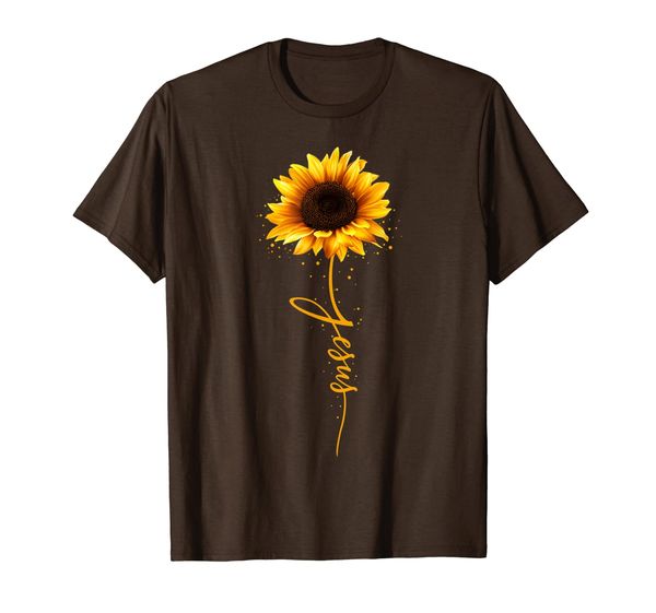 

Inspirational Jesus Sunflower Gift God Christian Flower T-Shirt, Mainly pictures