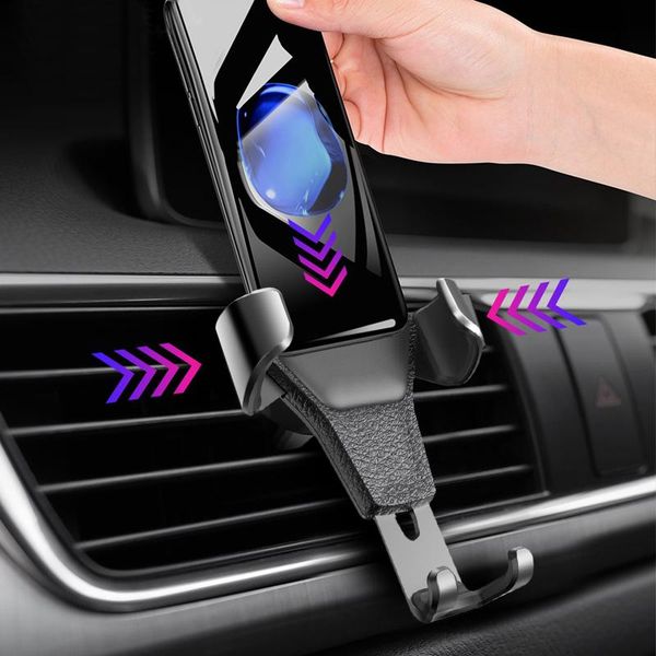 

cell phone mounts & holders universal dashboard car holder easy clip mount stand gps display bracket gravity support for