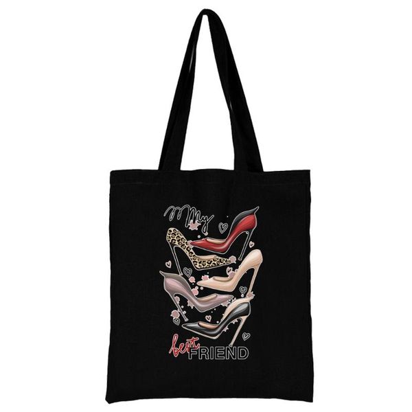 

storage bags street supermarket shopping bag ladies portable messenger shoulder environmental protection reusable and washable