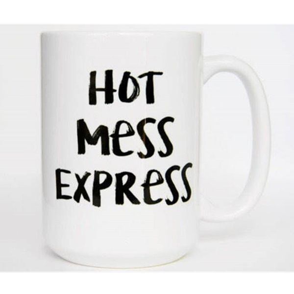 

coffee mug- " mess express" funny mug / sassy gift for her mugs