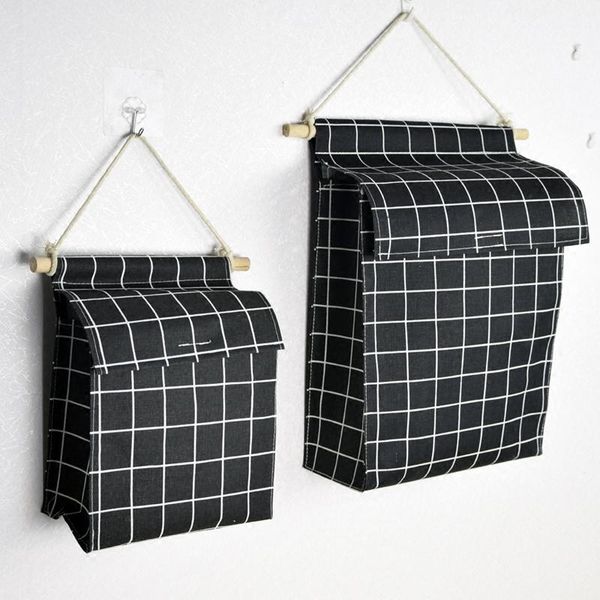 

storage boxes & bins hanging bag wall door closet storages magazine pockets debris for bedroom bathroom home decor zm924