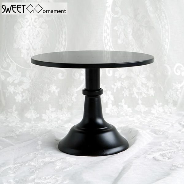 

other bakeware sweetgo 10/12 inch black cake stand quality metal wedding tools display table decorator home decoration dinnerware
