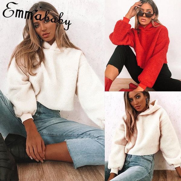 

women's hoodies & sweatshirts women casual hoody hoodie hooded pullover long sleeve sweatshirt jumper winter outwear fashion clothes, Black