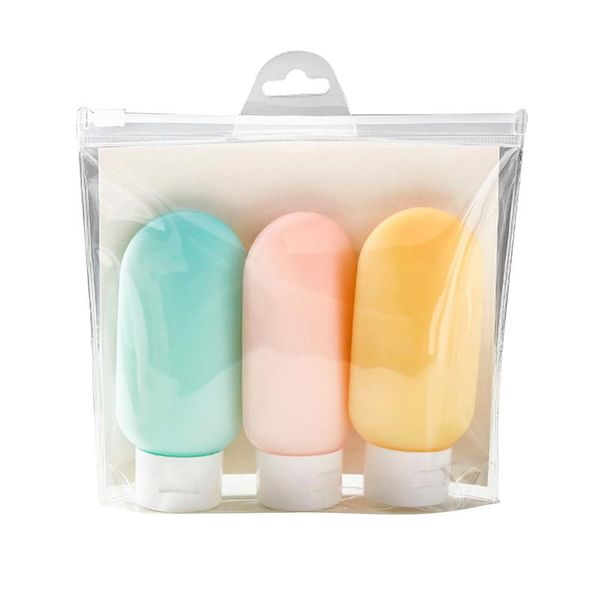 

portable 60ml cosmetic packaging bottle travel sub-bottling sets hose uncapped pitcher storage boxes & bins