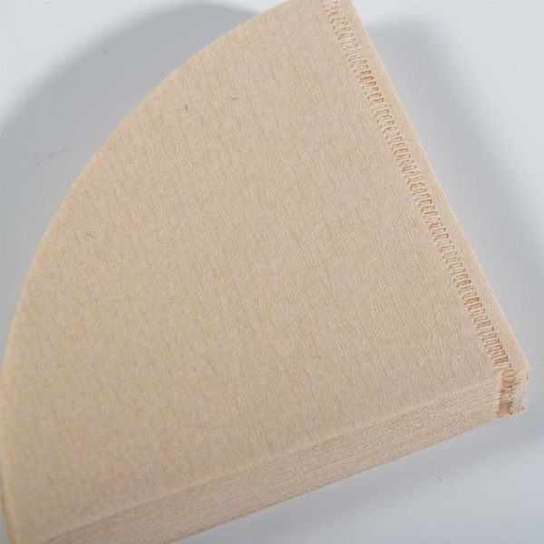 

coffee filters 100 pieces wooden hand v60 drip paper filter 102 strainer bag