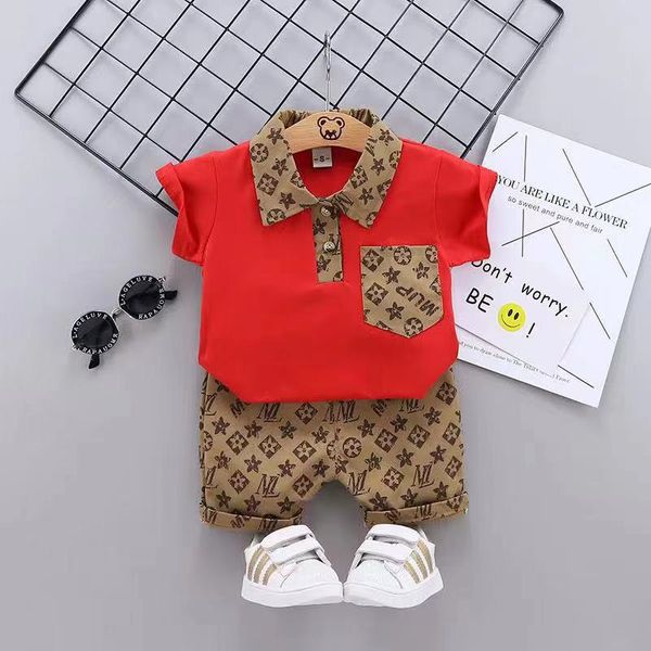 

baby clothes set t-shirt shorts toddler casual clothing kids tracksuit children boys cartoon 2pcs/sett3wk, White