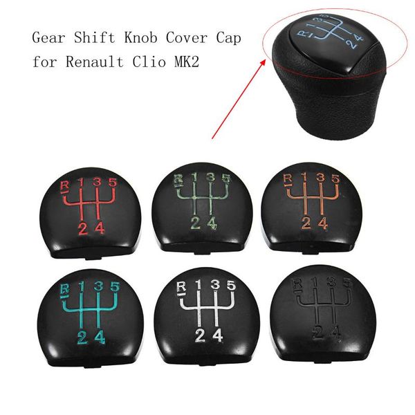 

shift knob 5 speed car gear cover cap for clio