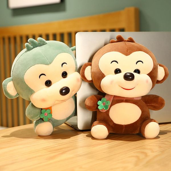 

soft down cotton doll sunshine scarf monkey pelvet toy doll company exhibition activity gift boyfriend gift