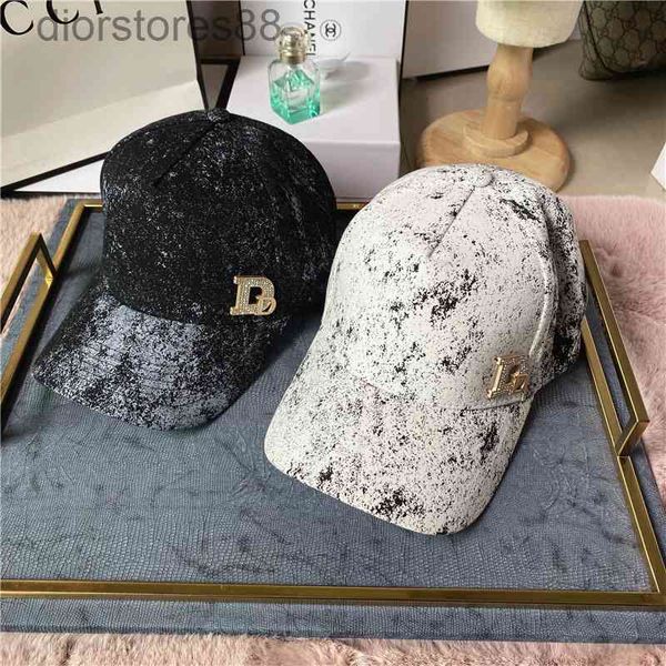 

caps ball hat ladies summer baseball casual korean version with rhinestone versatile sunscreen street trendsetter duck tongue, Blue;gray