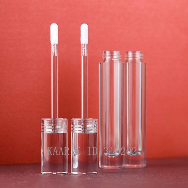 

storage bottles & jars 10ml 10/30/50pcs clear empty acrylic lip gloss tube, diy round portable liquid lipstick bottle, cosmetic container sh